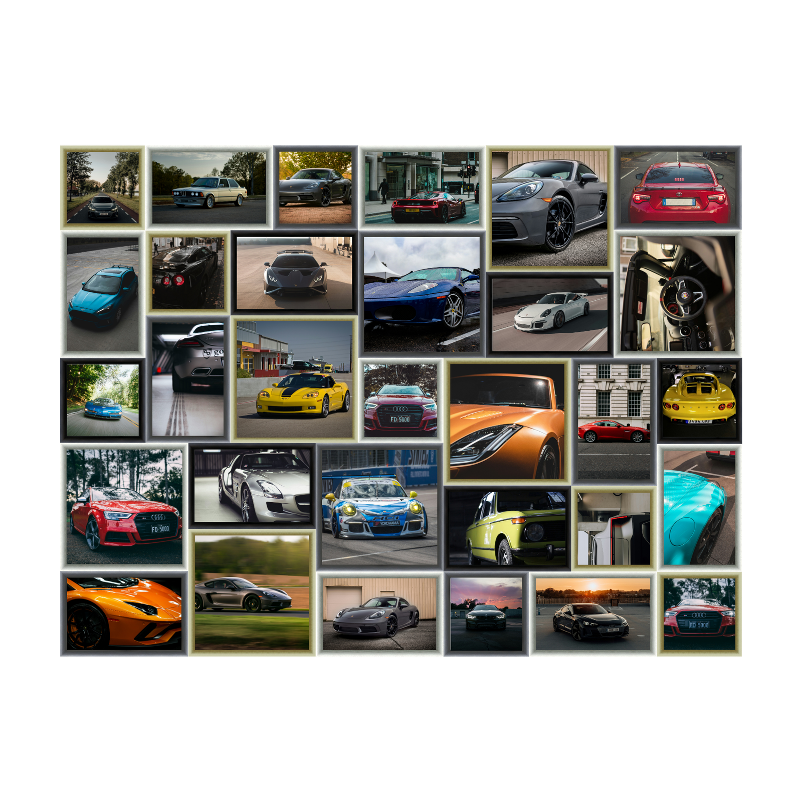 Magnetic Gallery Wall - 3x5 Feet