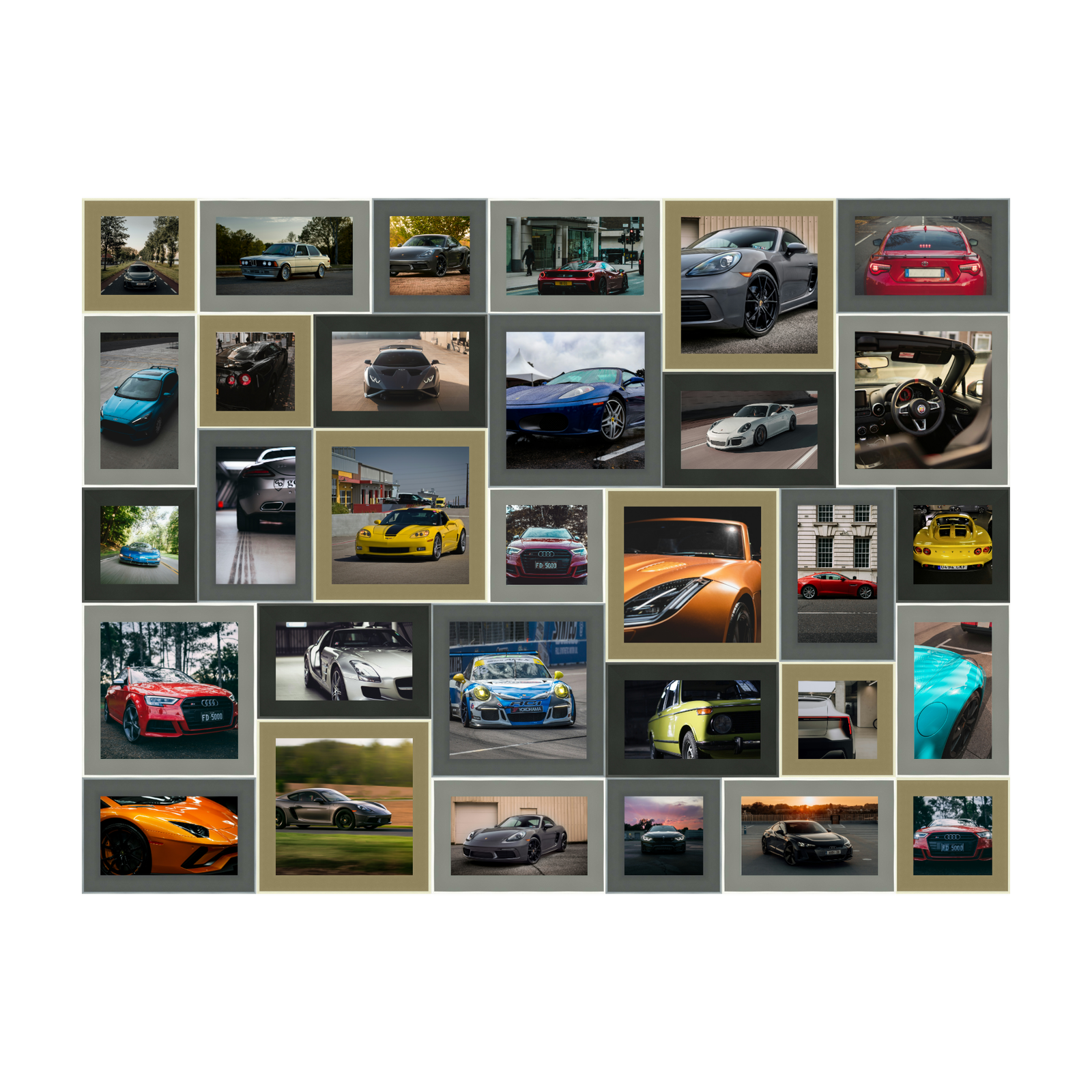 Magnetic Gallery Wall - 3x5 Feet