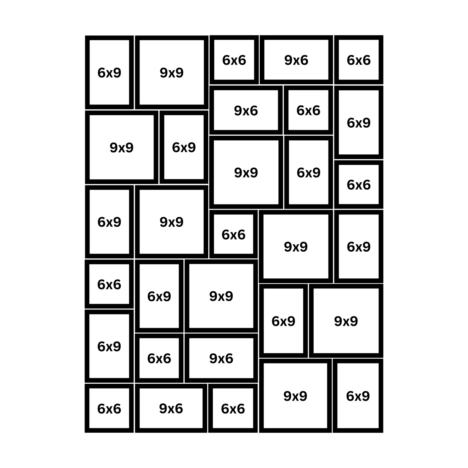 Magnetic Gallery Wall - 3x5 Feet