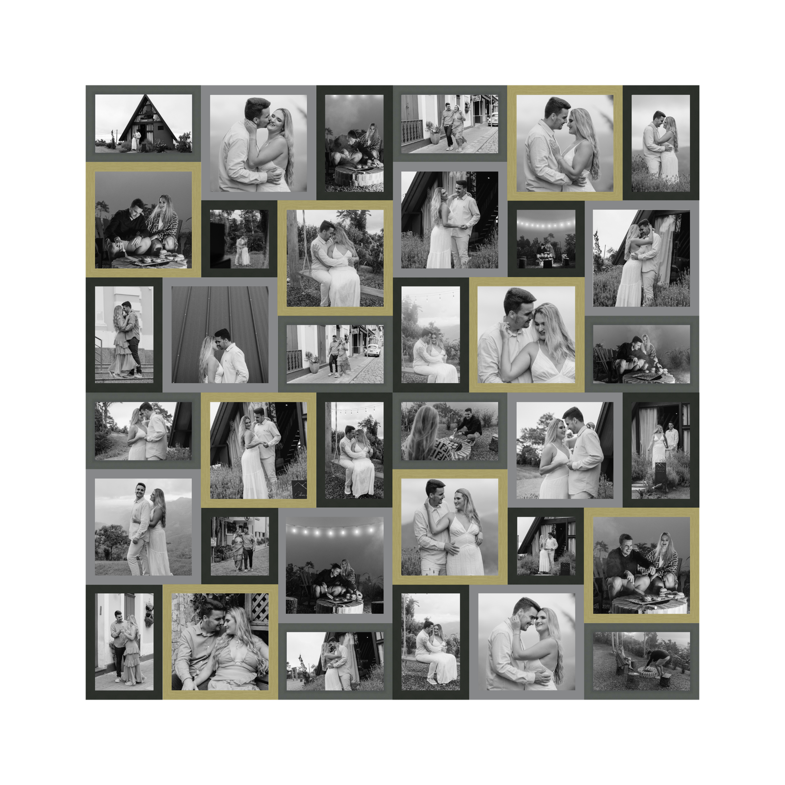 Magnetic Gallery Wall - 4x4 Feet