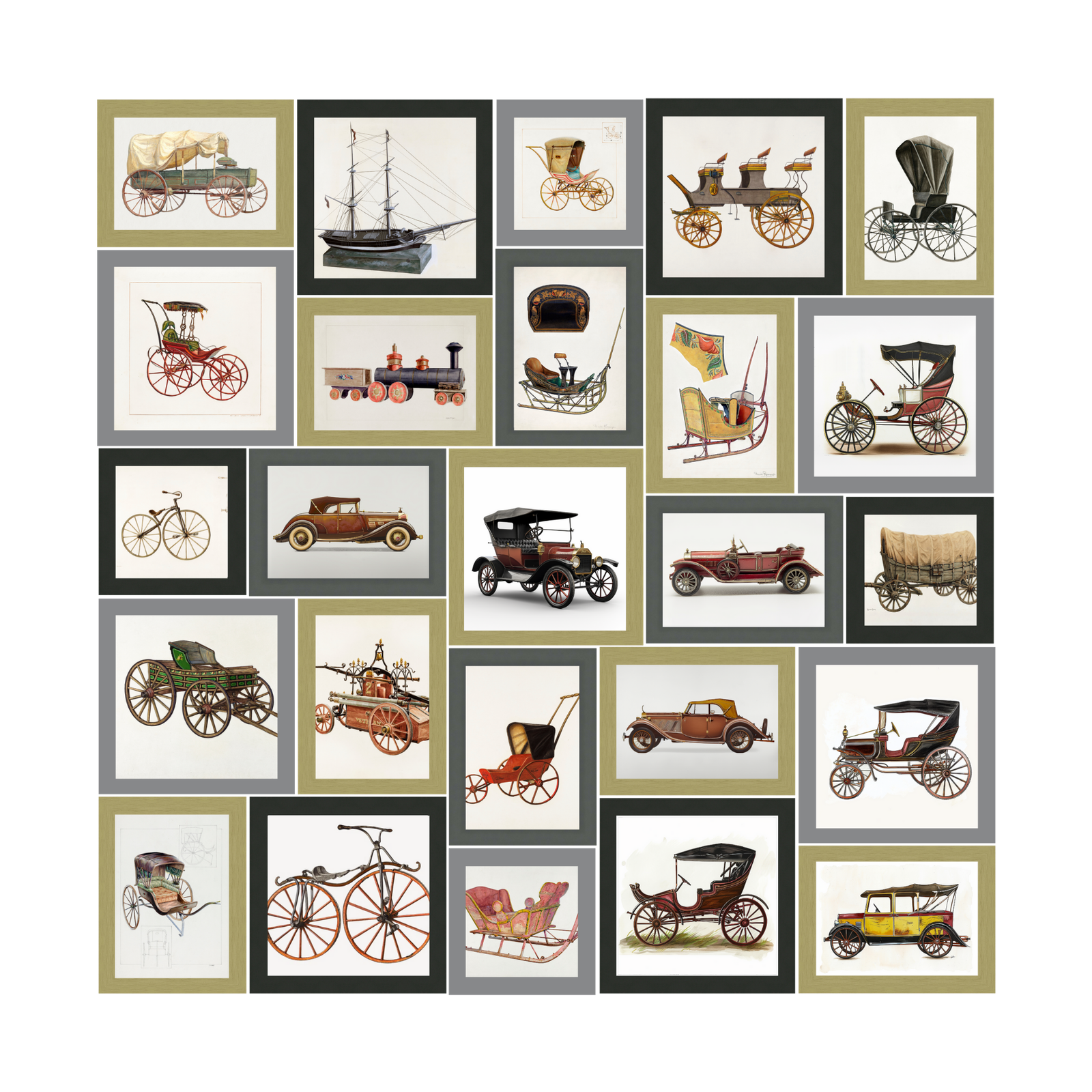 Magnetic Gallery Wall - 3x3 Feet