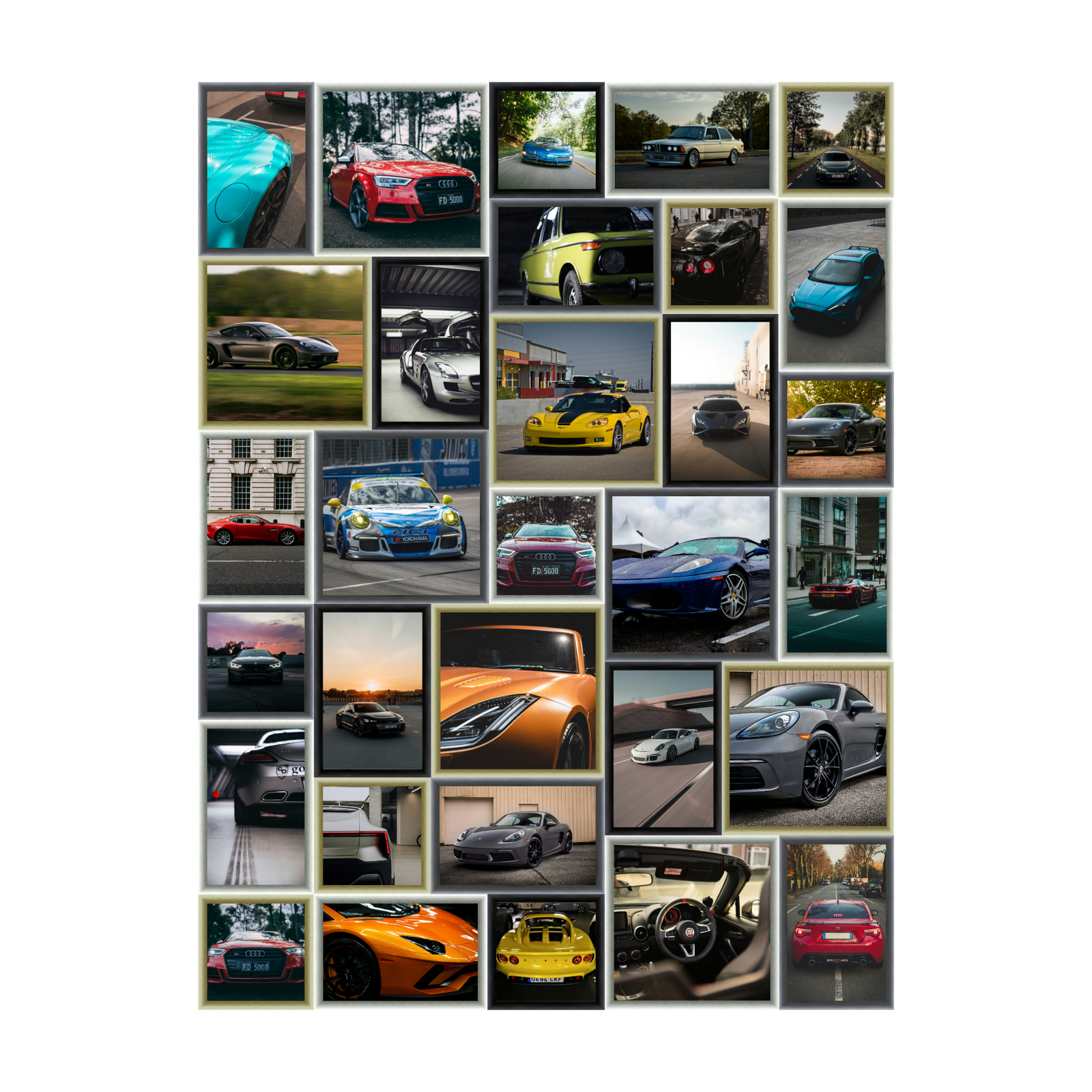 Magnetic Gallery Wall - 3x5 Feet