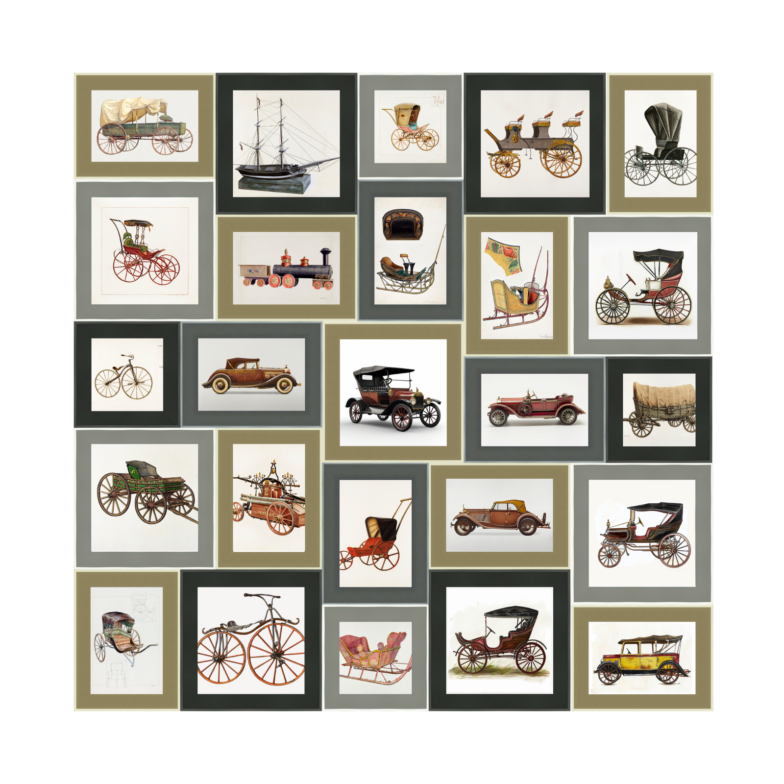 Magnetic Gallery Wall - 3x3 Feet