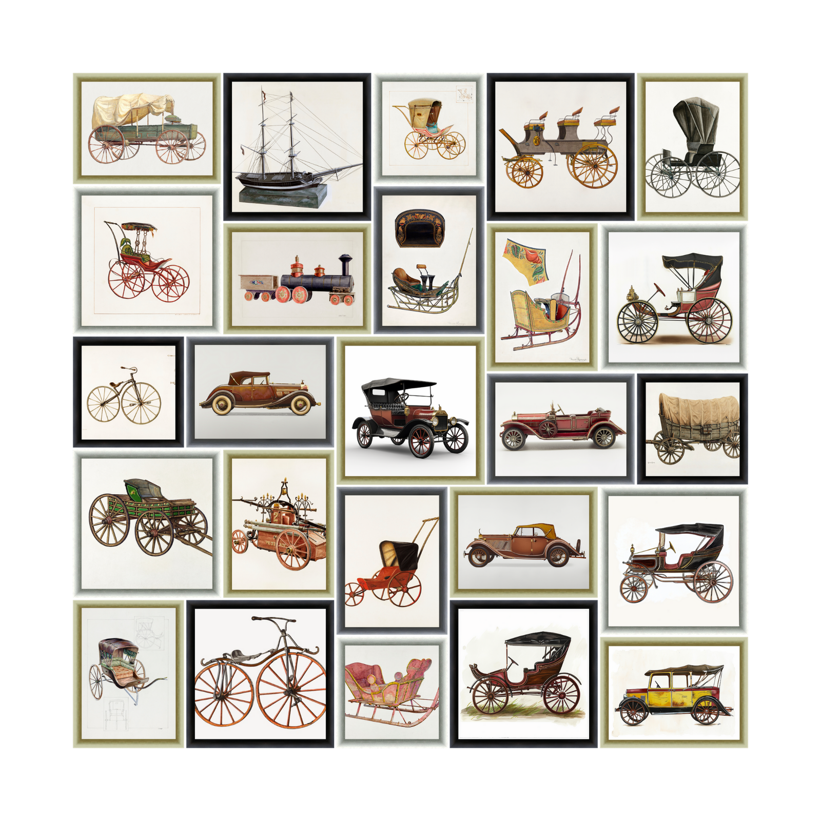 Magnetic Gallery Wall - 3x3 Feet