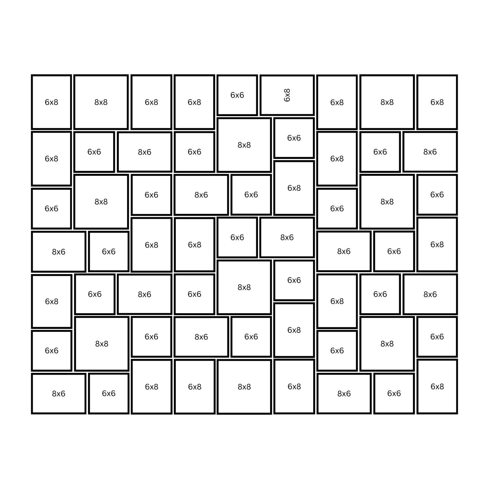 Magnetic Gallery Wall - 4x5 Feet