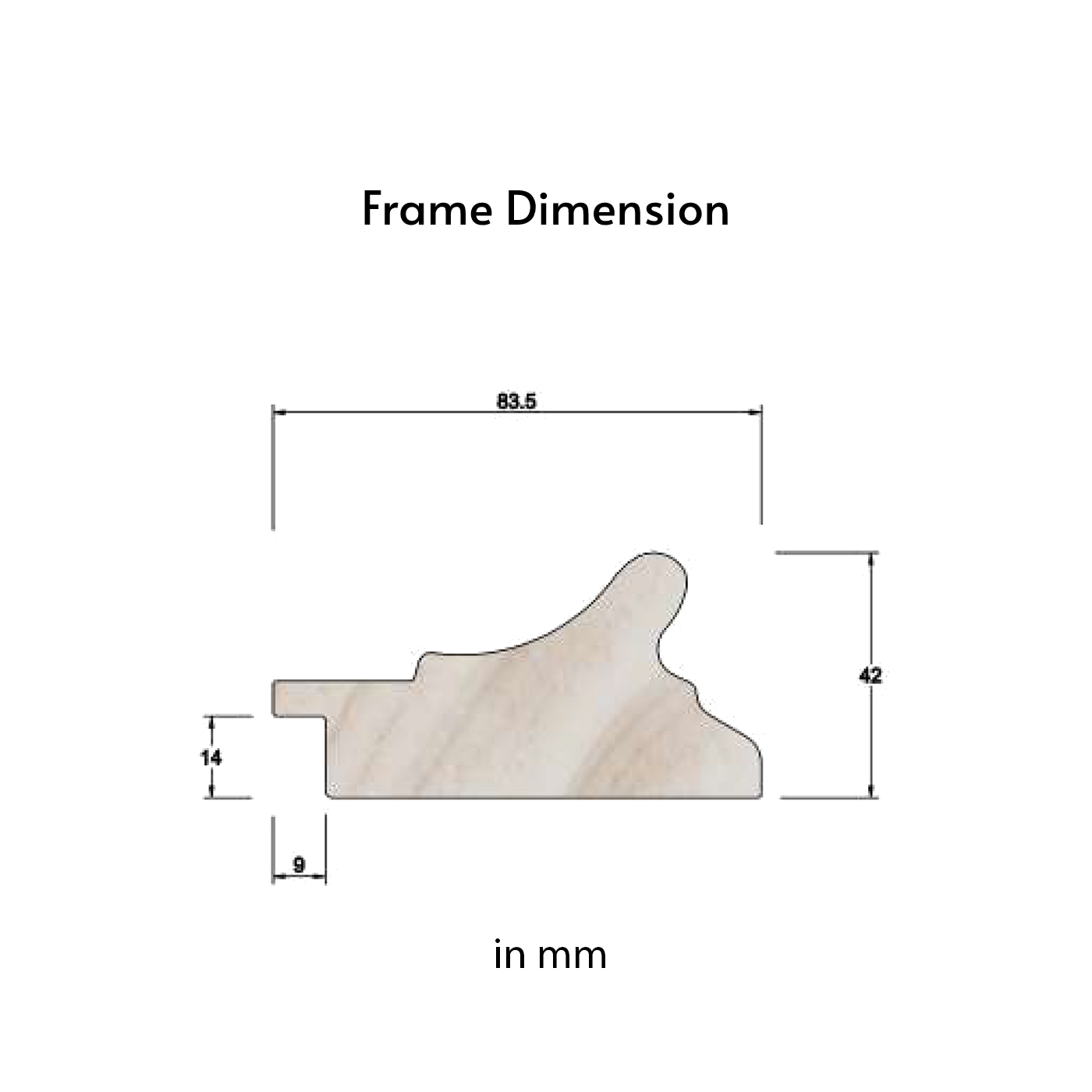 Barcelona Frame - Solid Wood